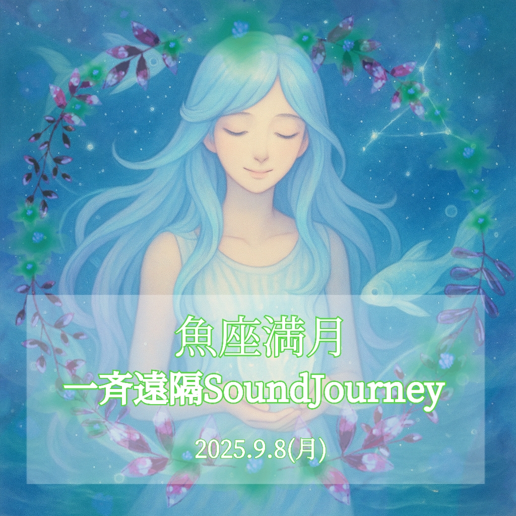 魚座♓️満月の一斉遠隔ヒーリング