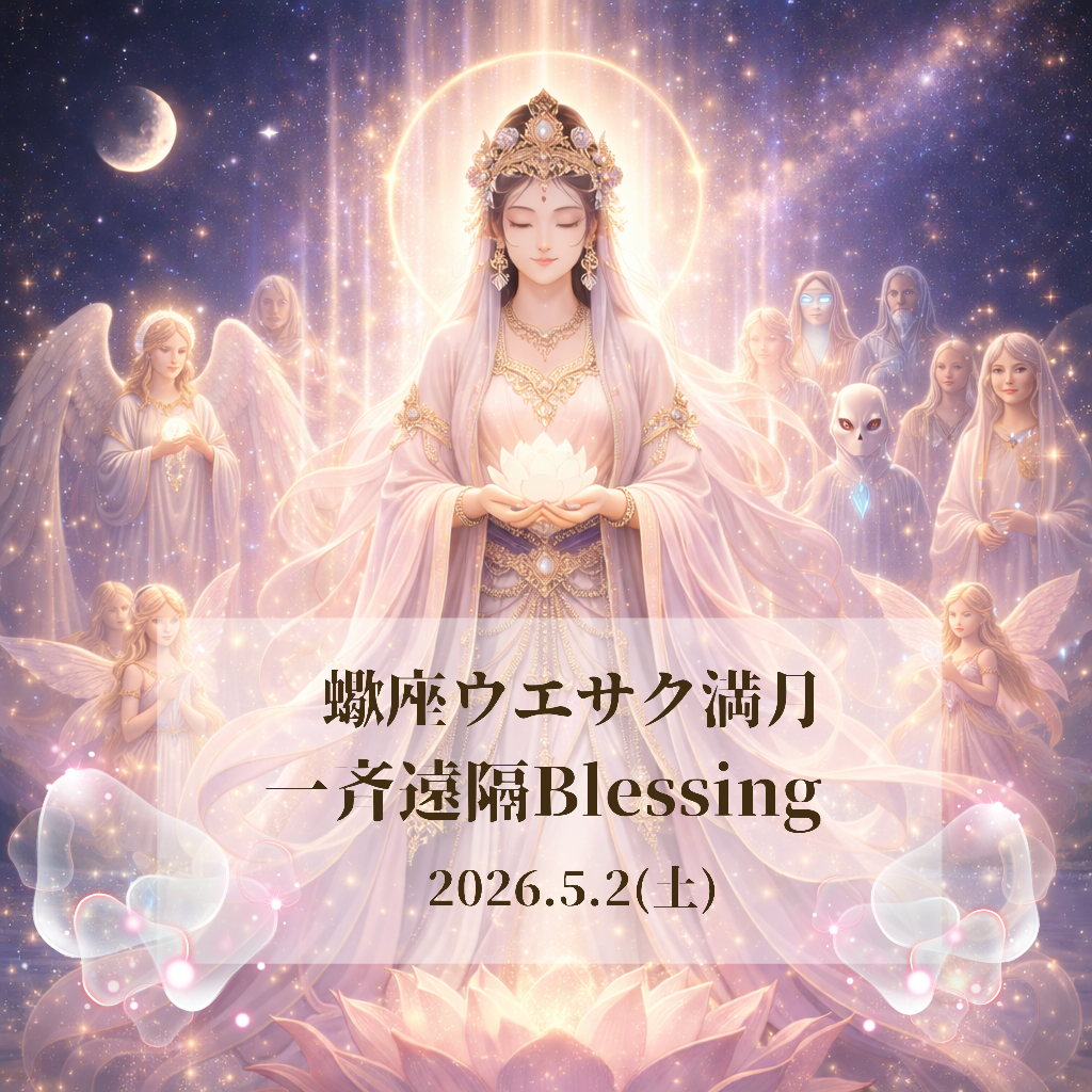 👉蠍座ウエサク満月一斉遠隔Blessing