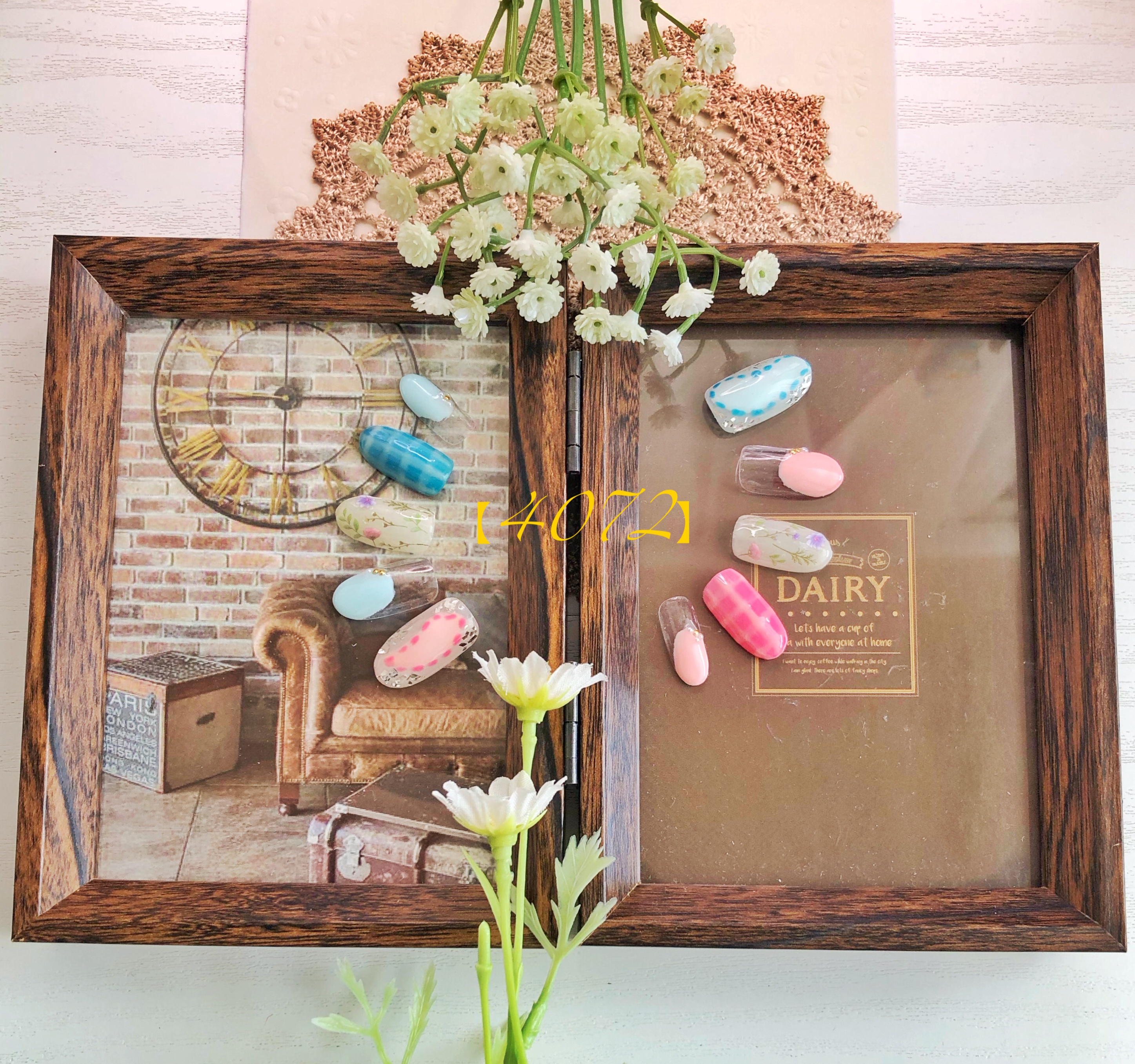 春の彩り・歩みネイル。