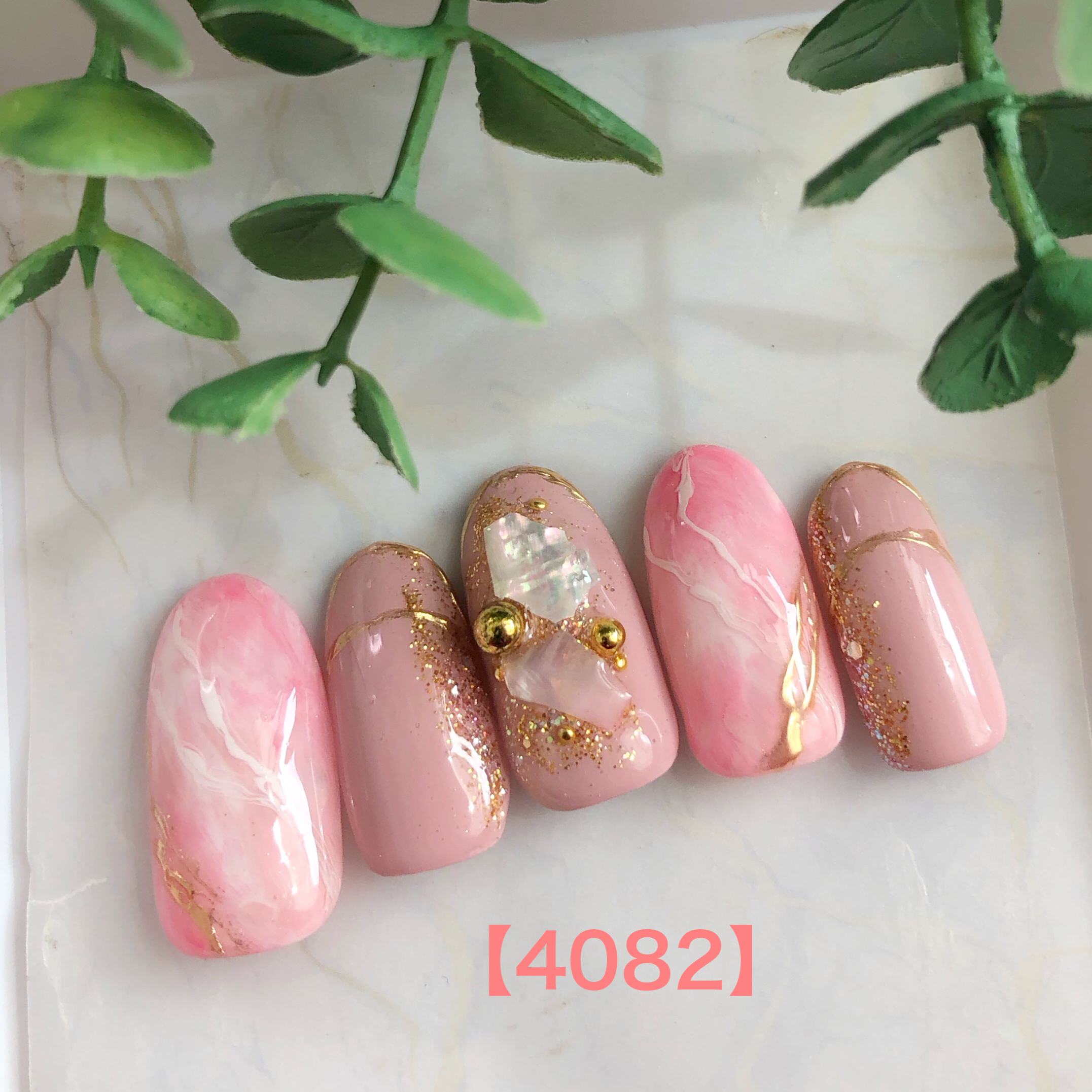 ピンクニュアンスネイル