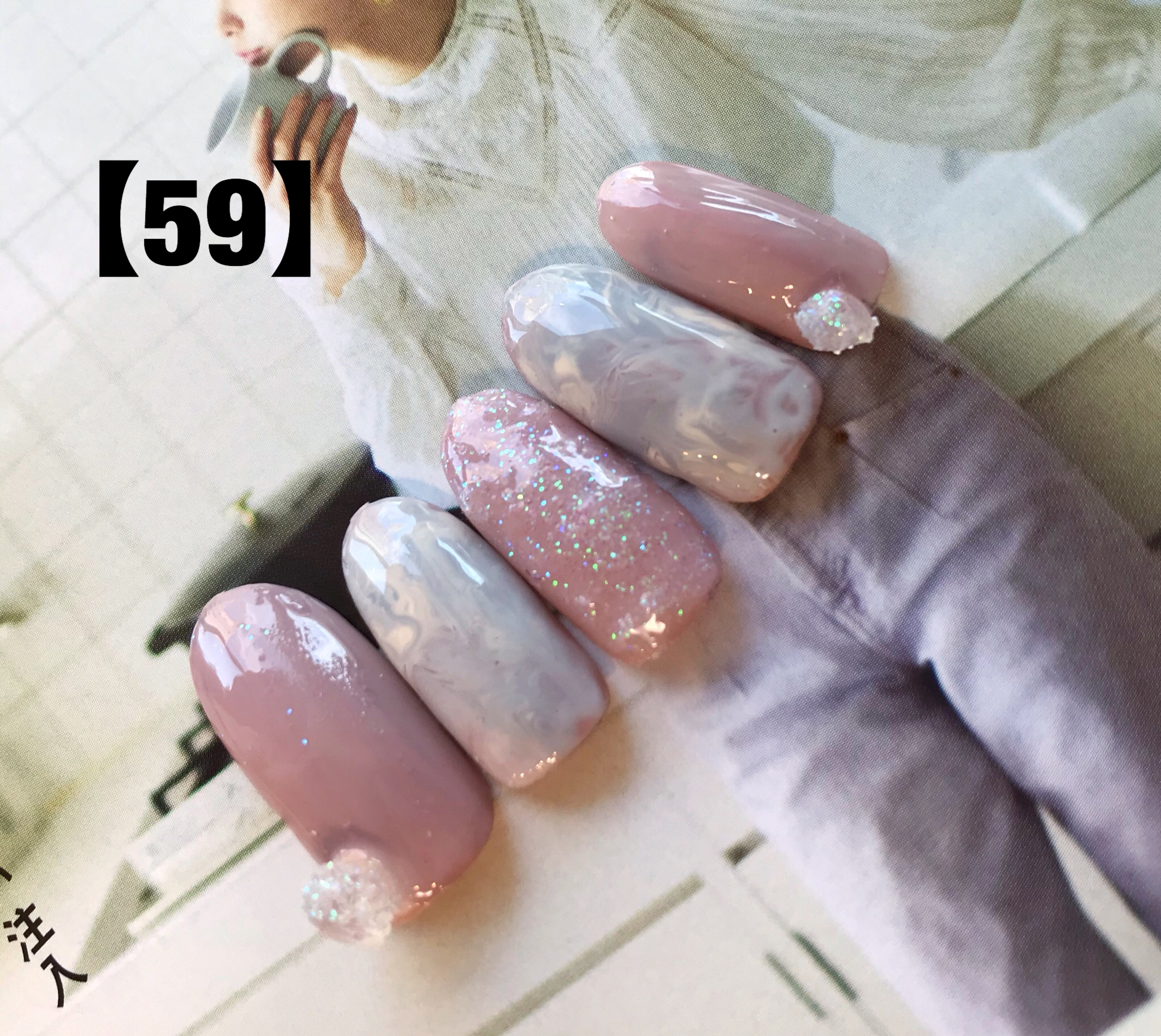 可愛い系ネイル😍