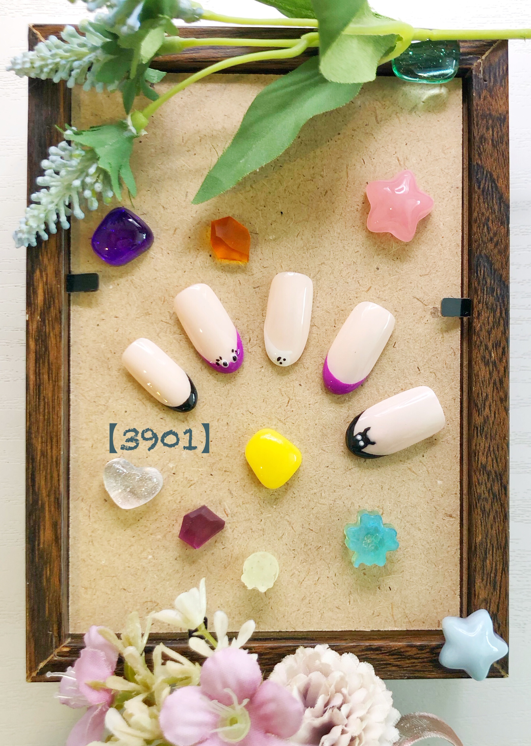 シンプルハロウィンネイル 🦇