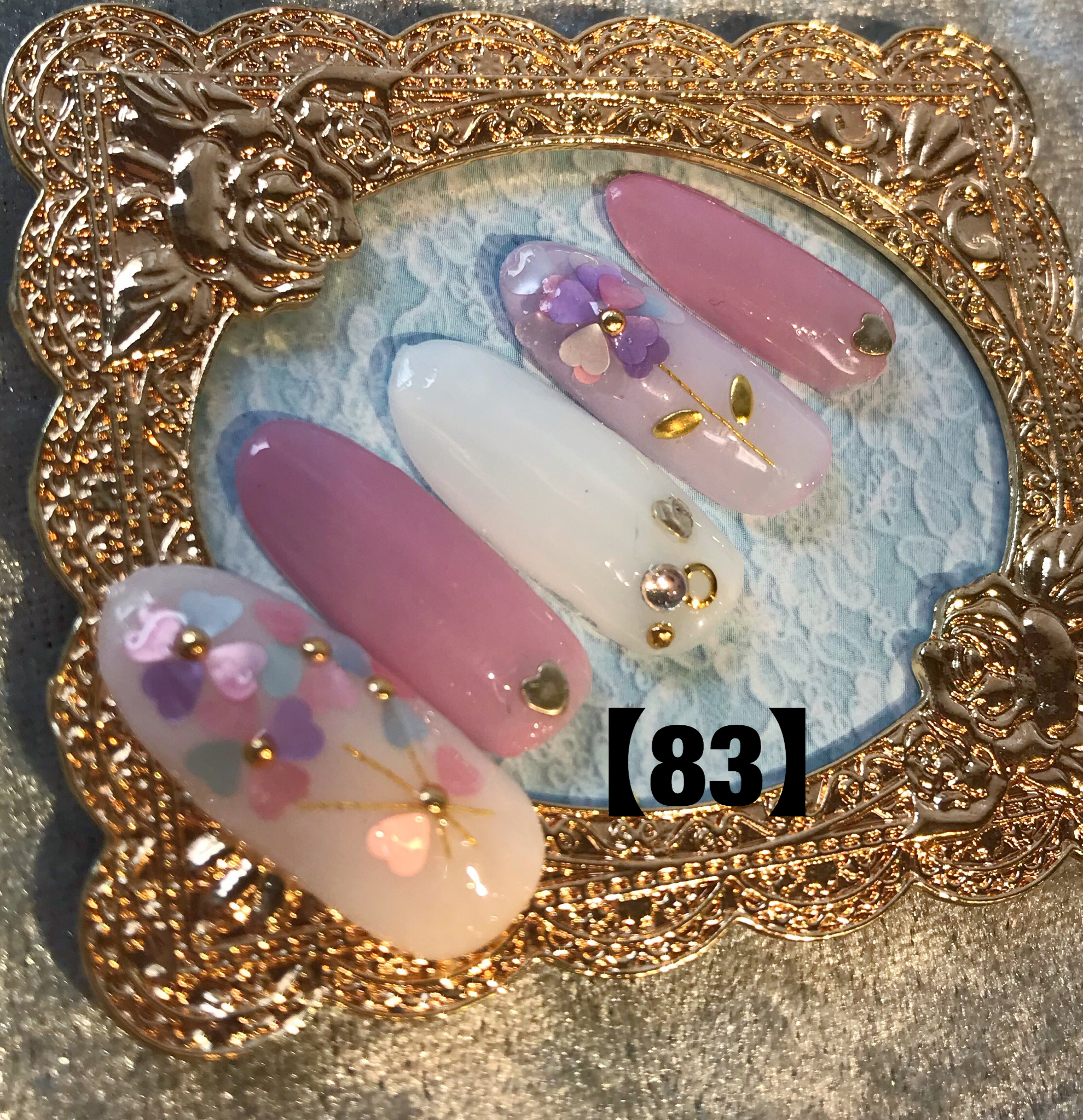 花束ネイル💅