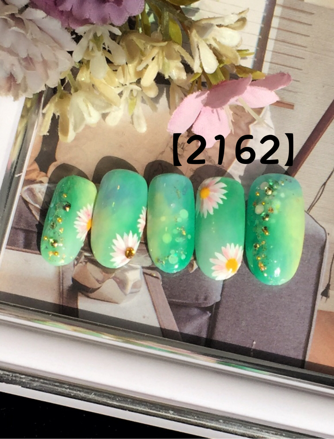 春のお花畑ネイル