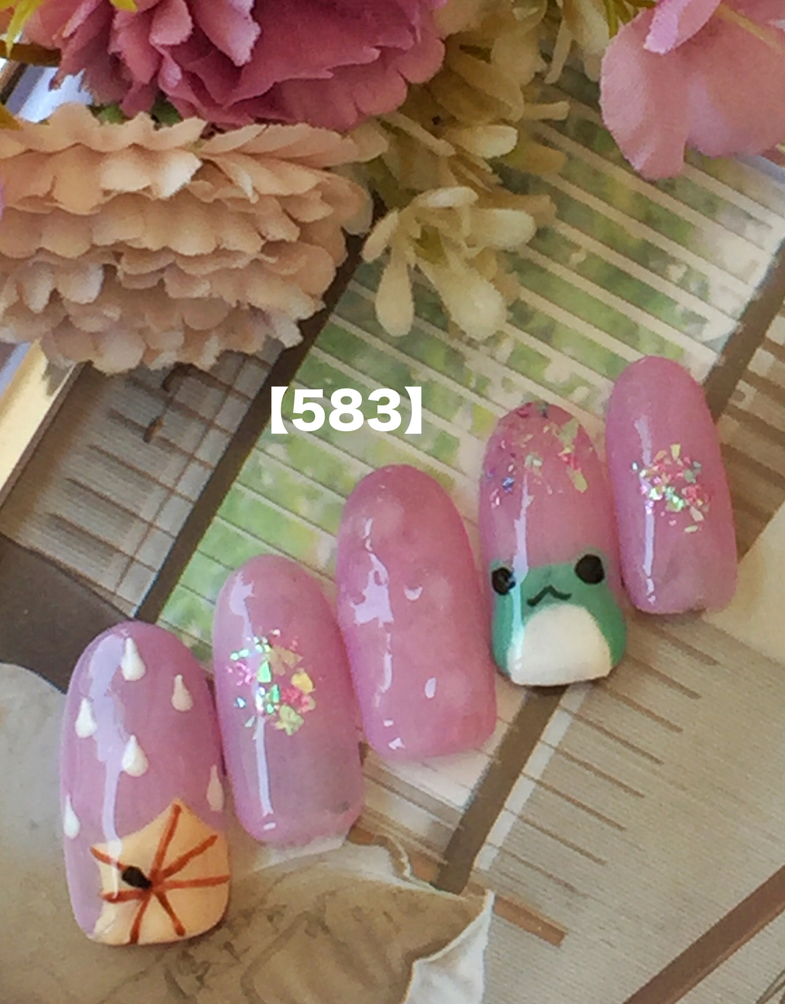 カエルさん🐸ネイル