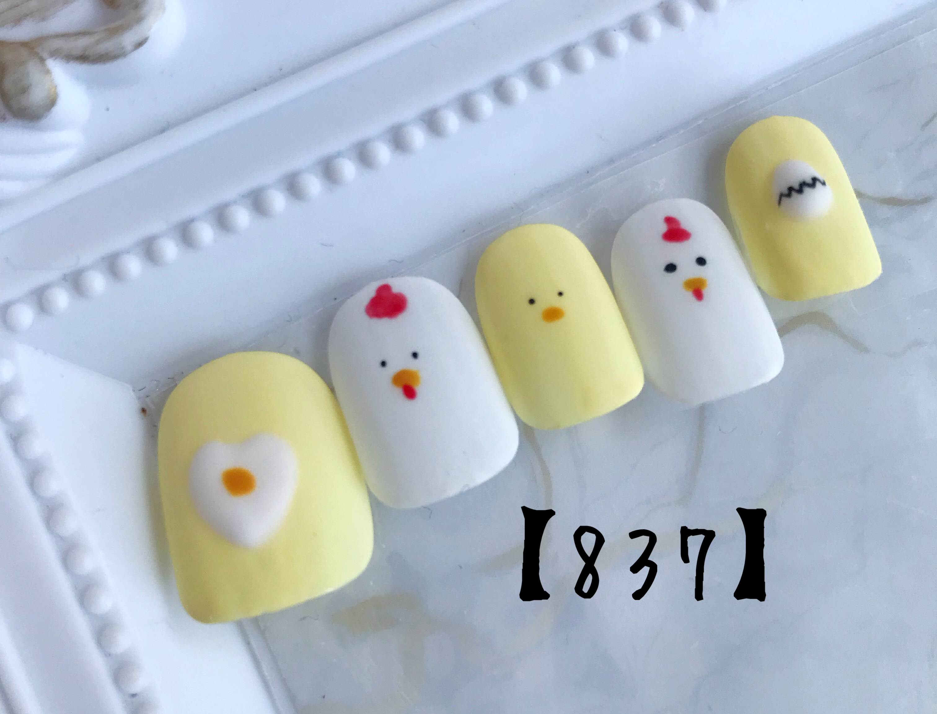 ニワトリ&ひよこネイル