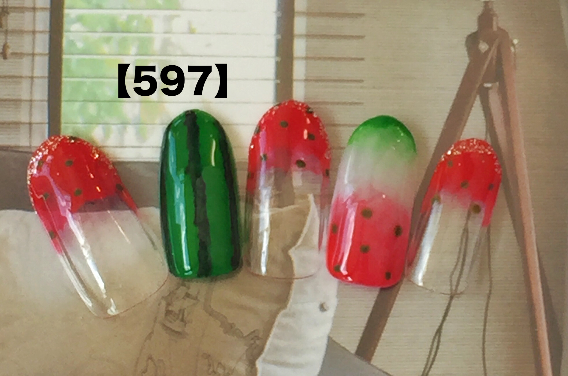 スイカ🍉ネイル
