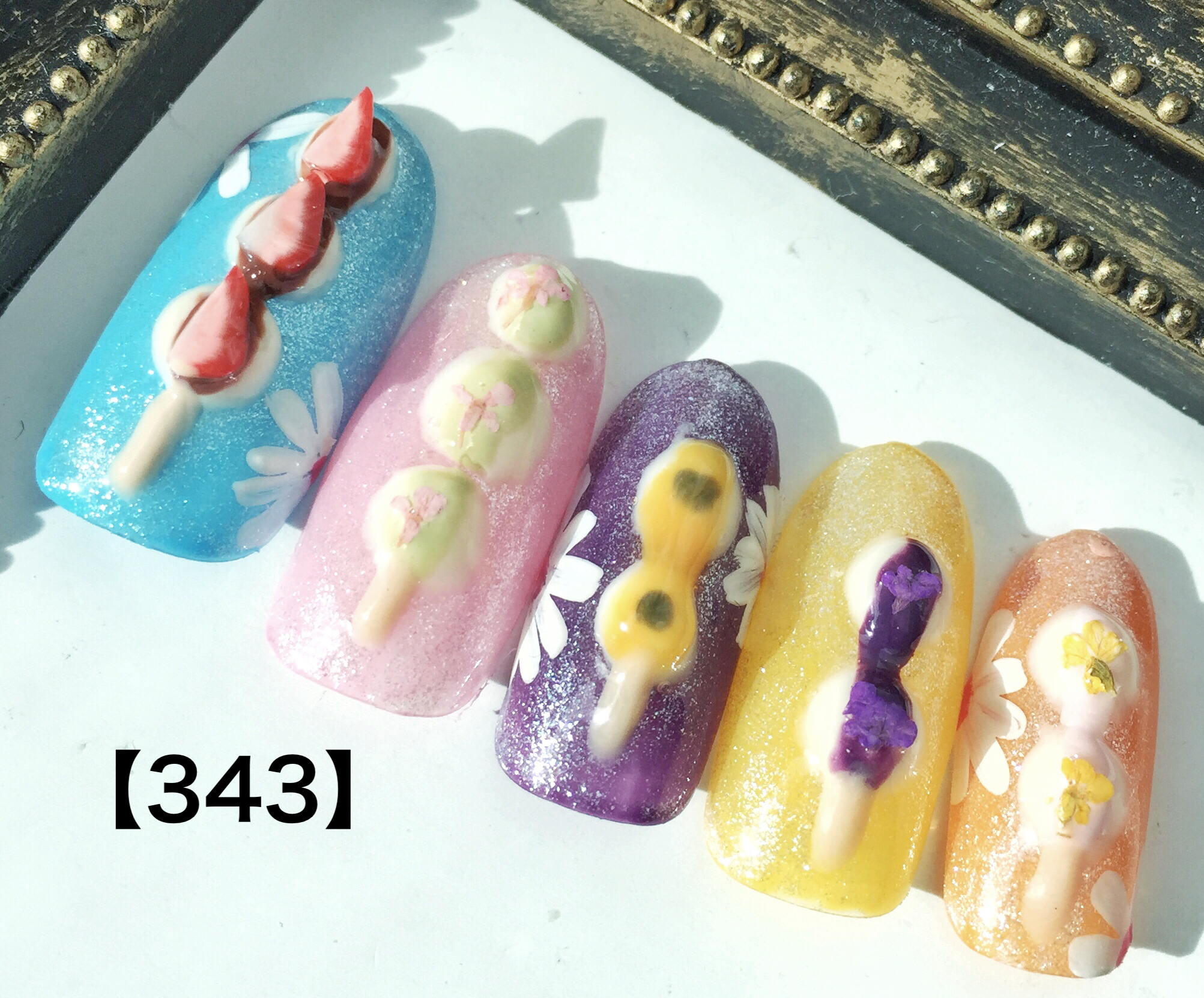 お団子ネイル🍡
