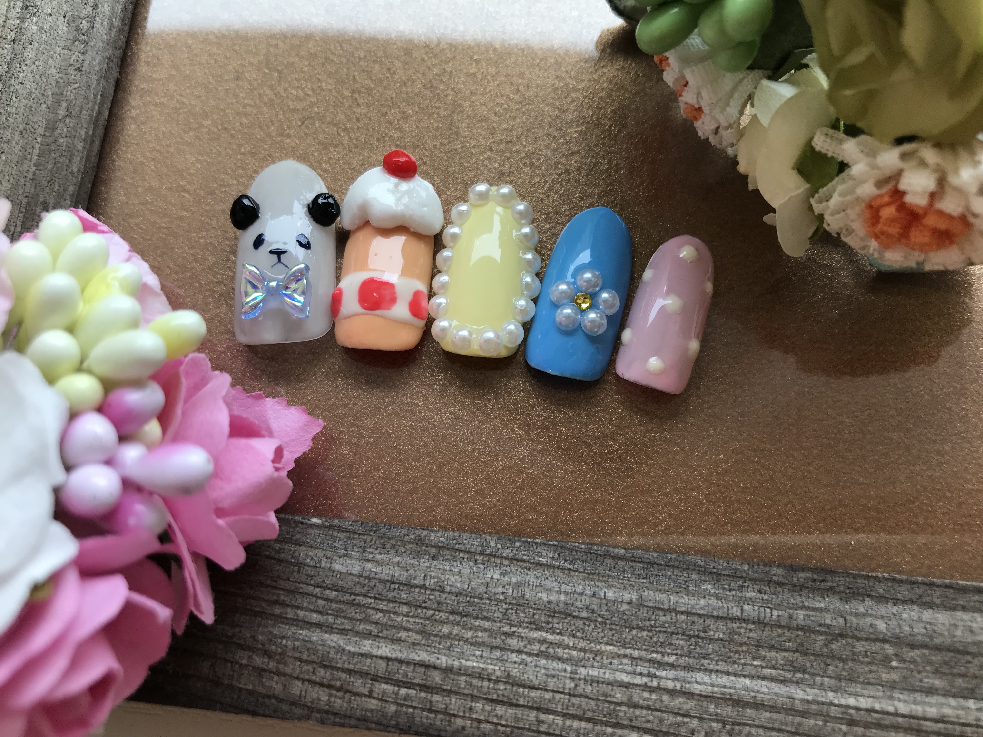 カラフルポップネイル🌈