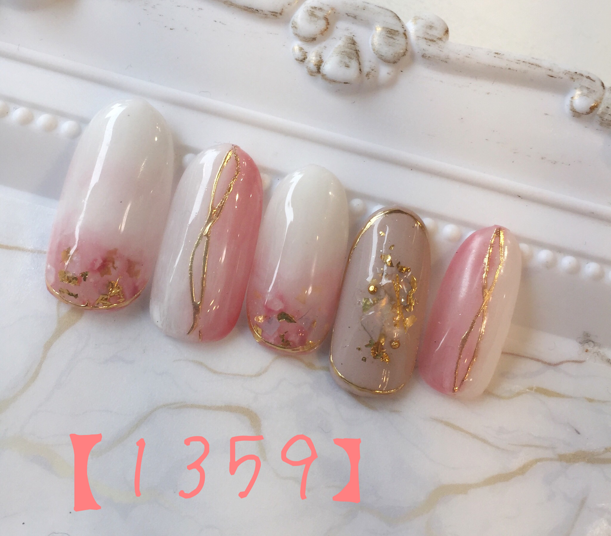 ピンクニュアンスネイル