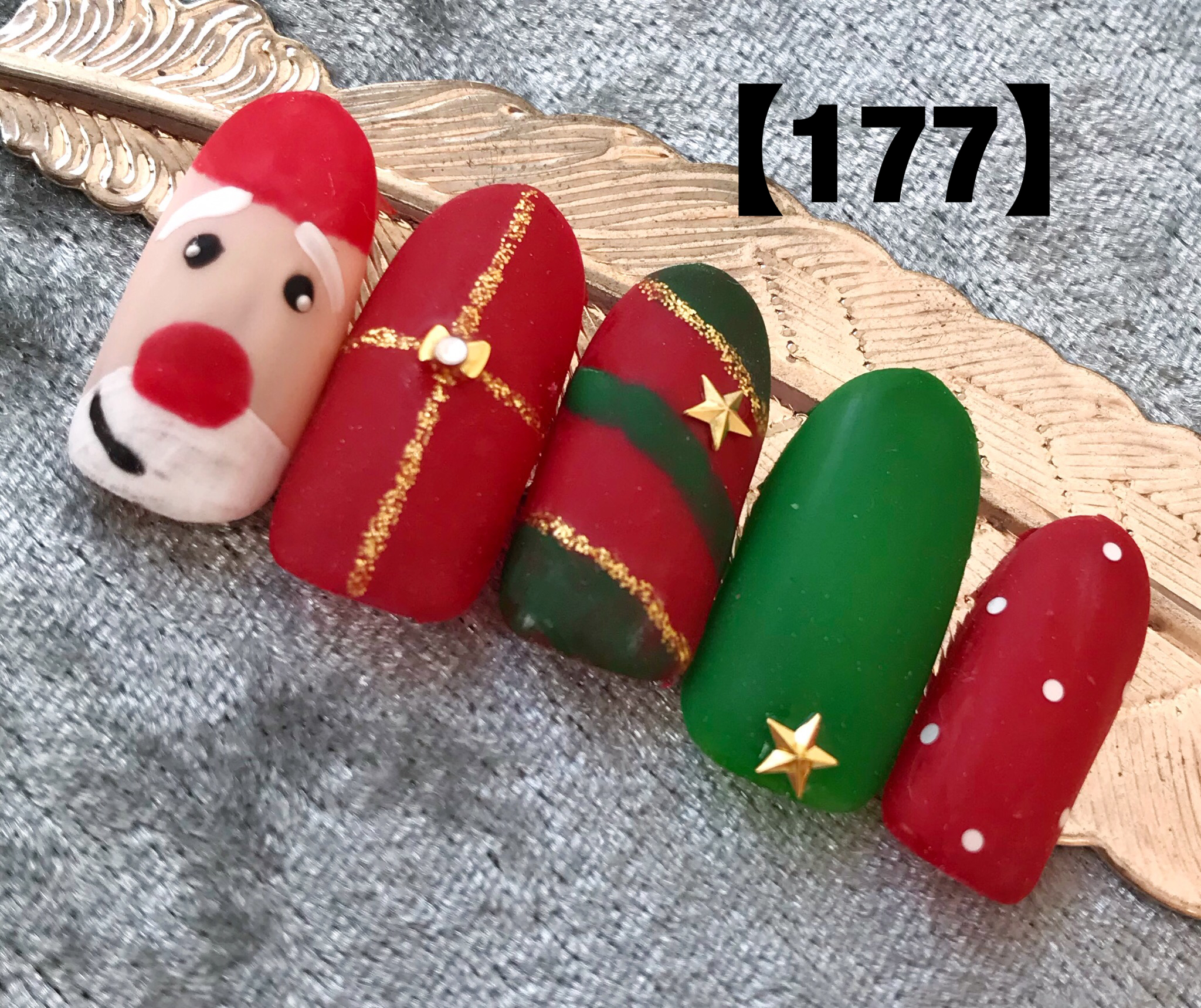 クリスマスネイル