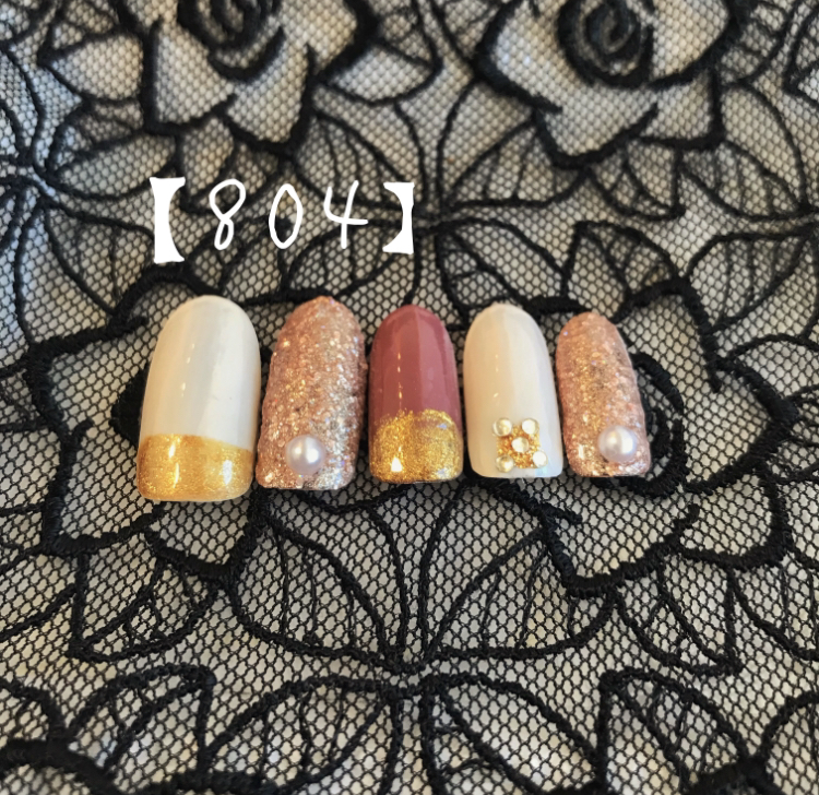 キラキラ秋ネイル🍁