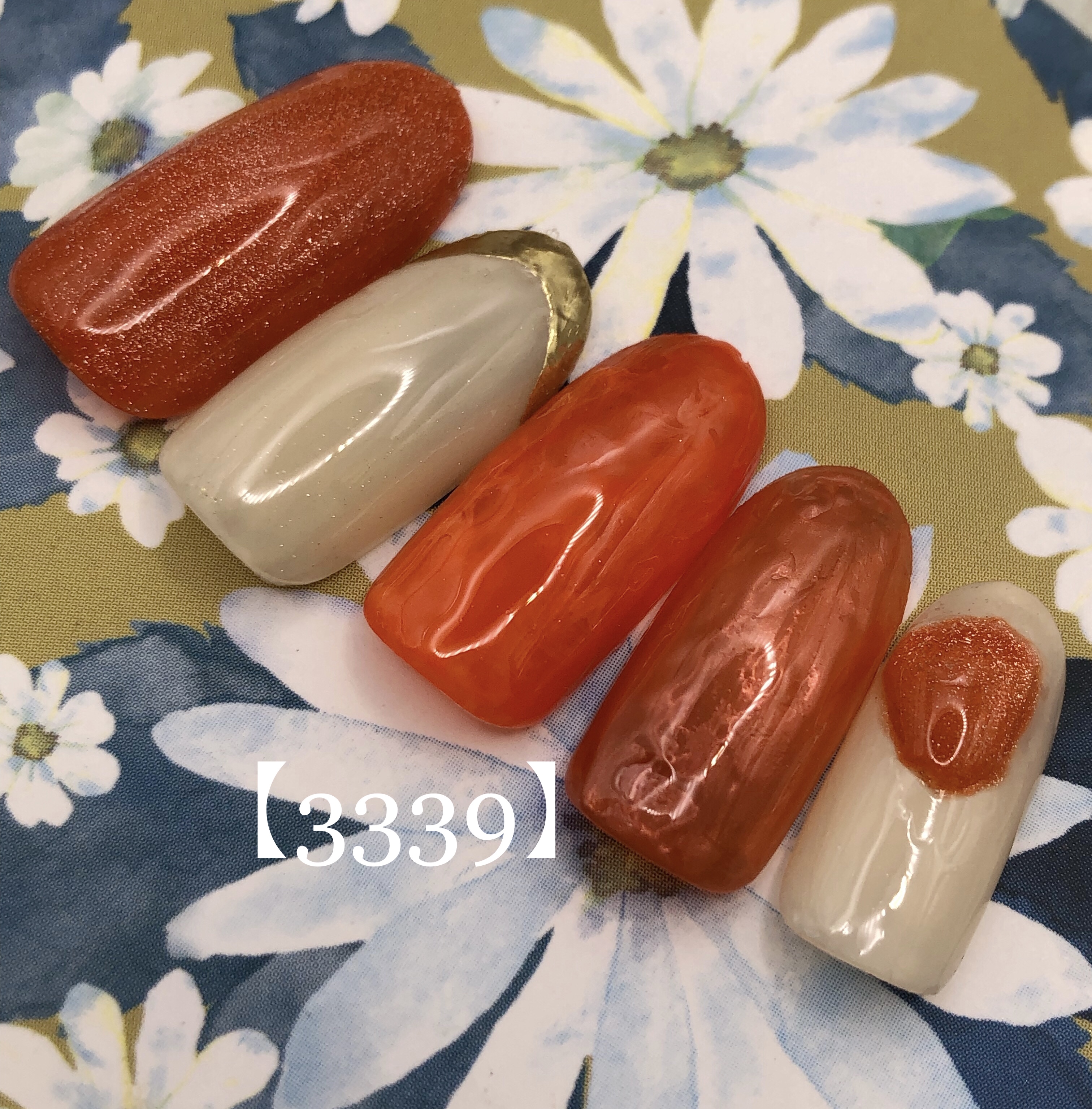 オレンジネイル