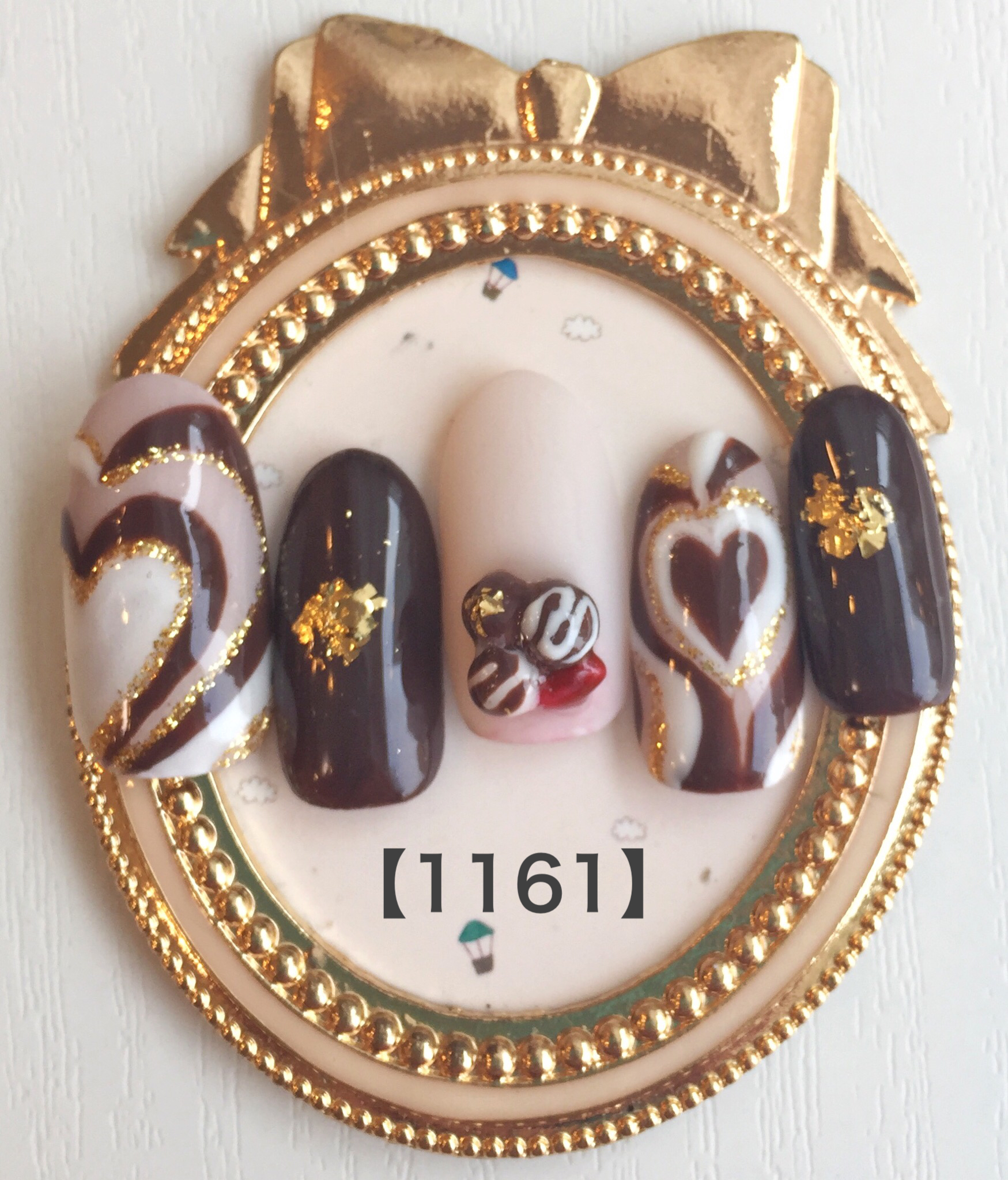 バレンタインネイル🍫