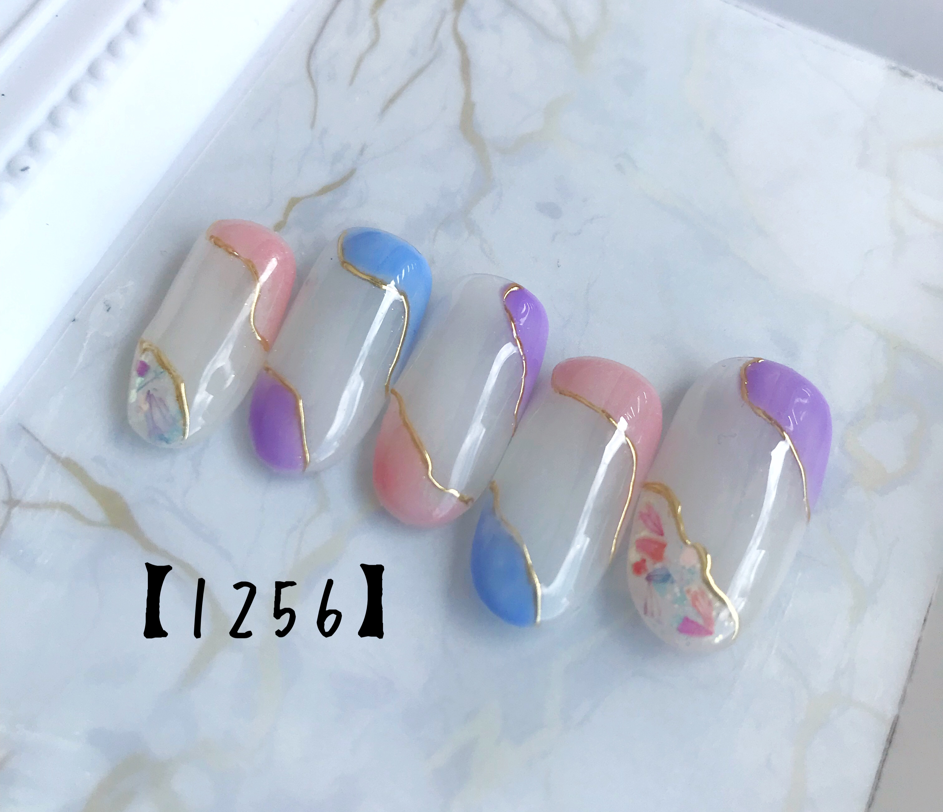 パステルカラー×ドライフラワー