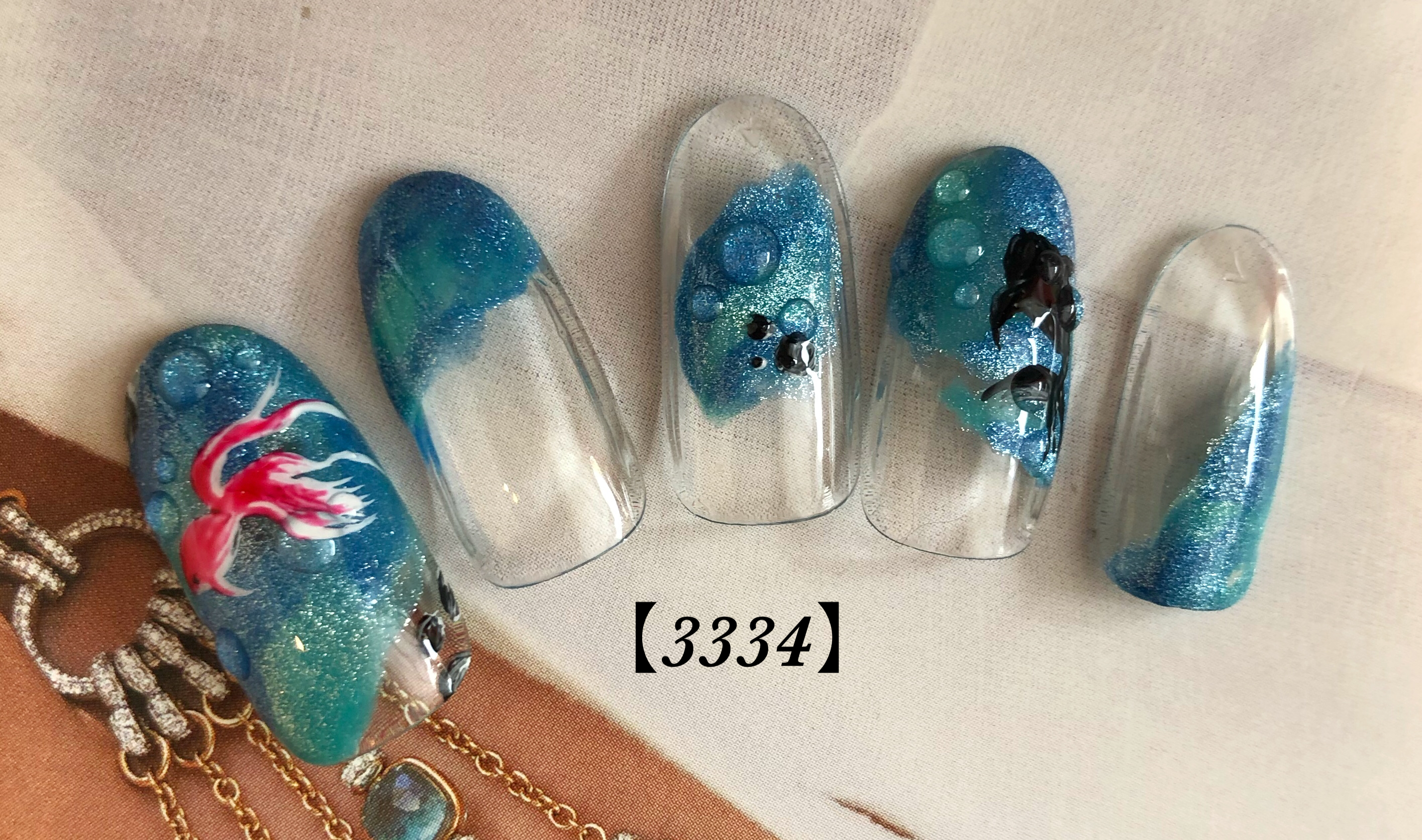 金魚ネイル