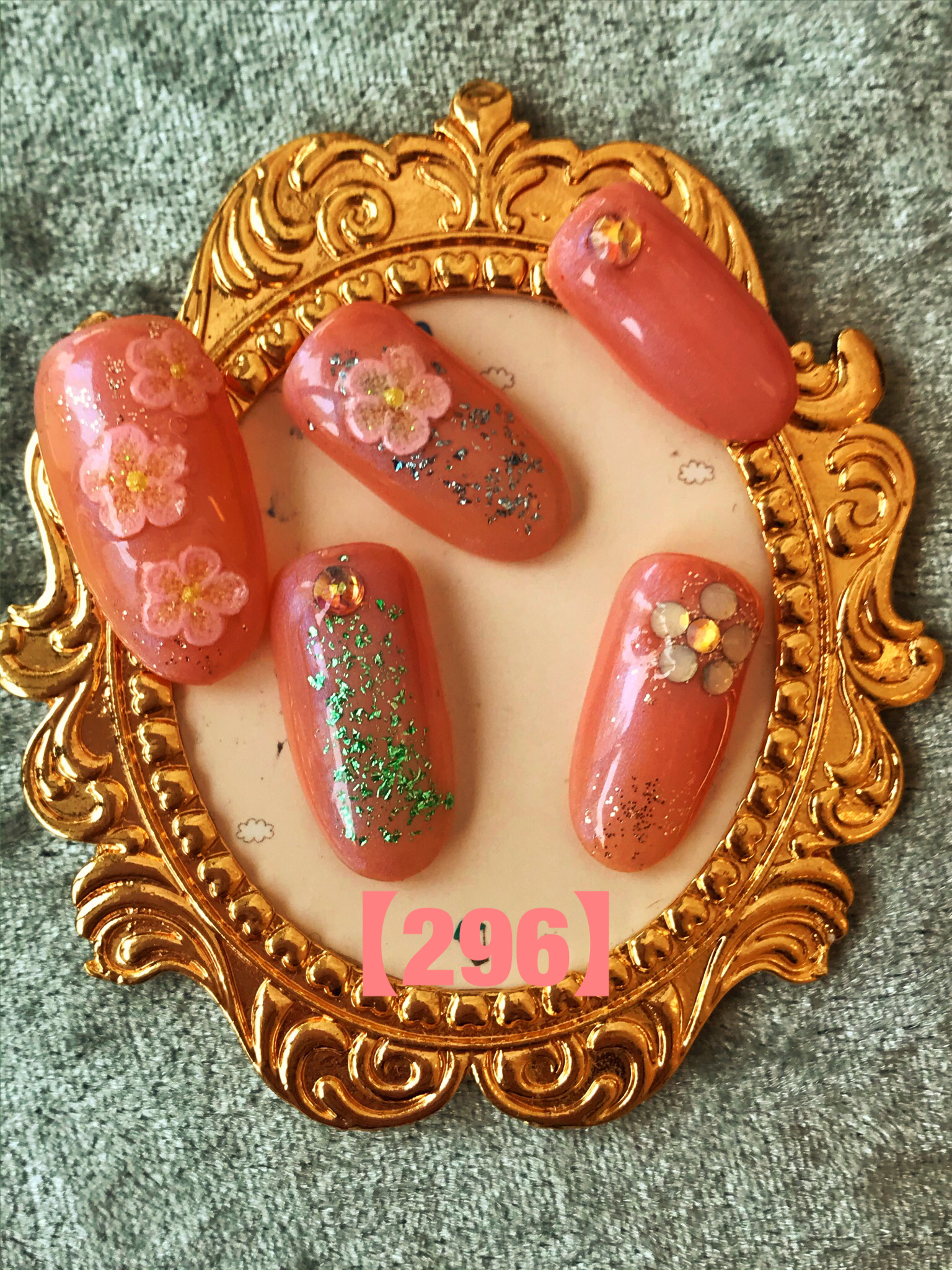 グラデュエ〜ション桜ネイル