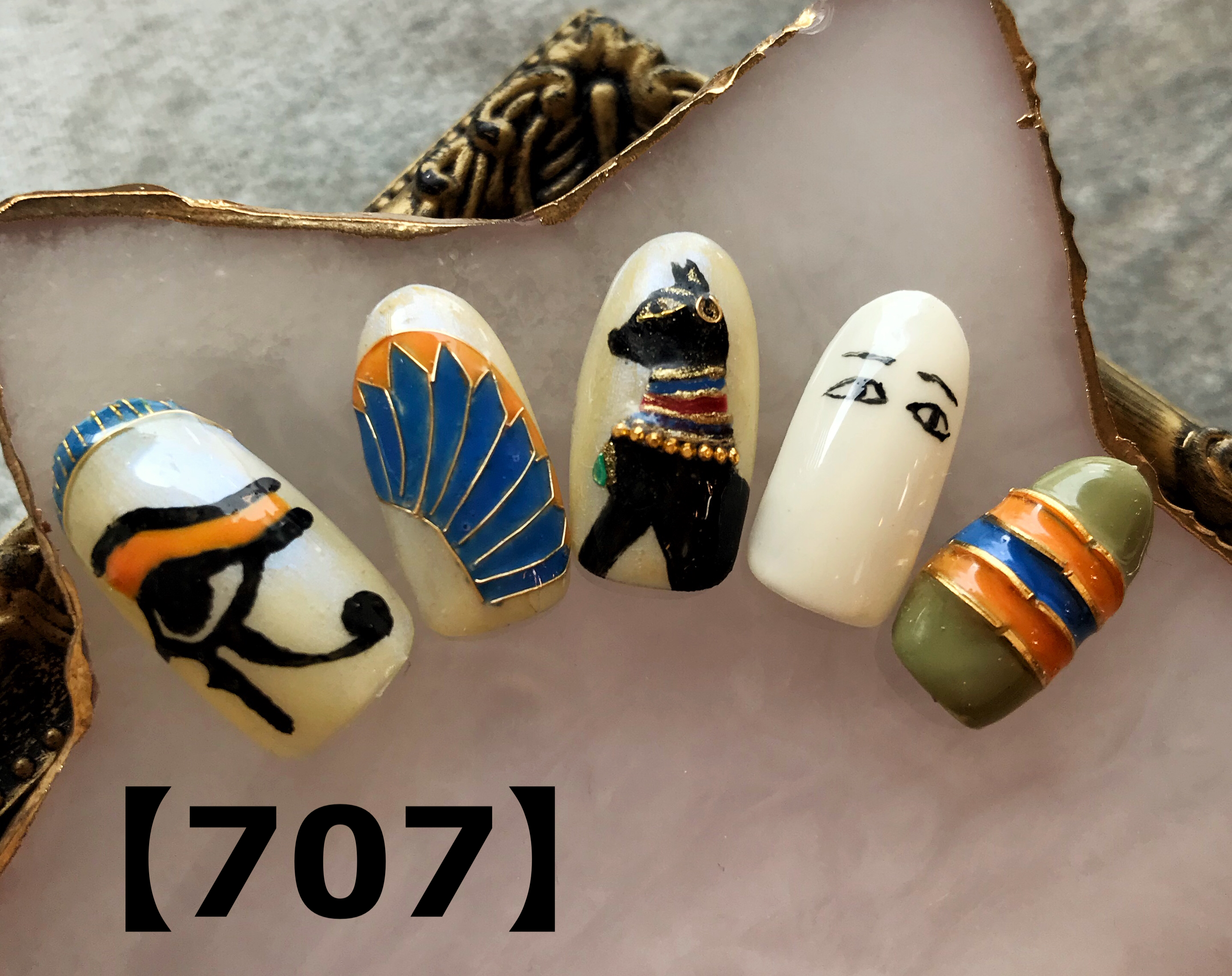 古代エジプト風ネイル