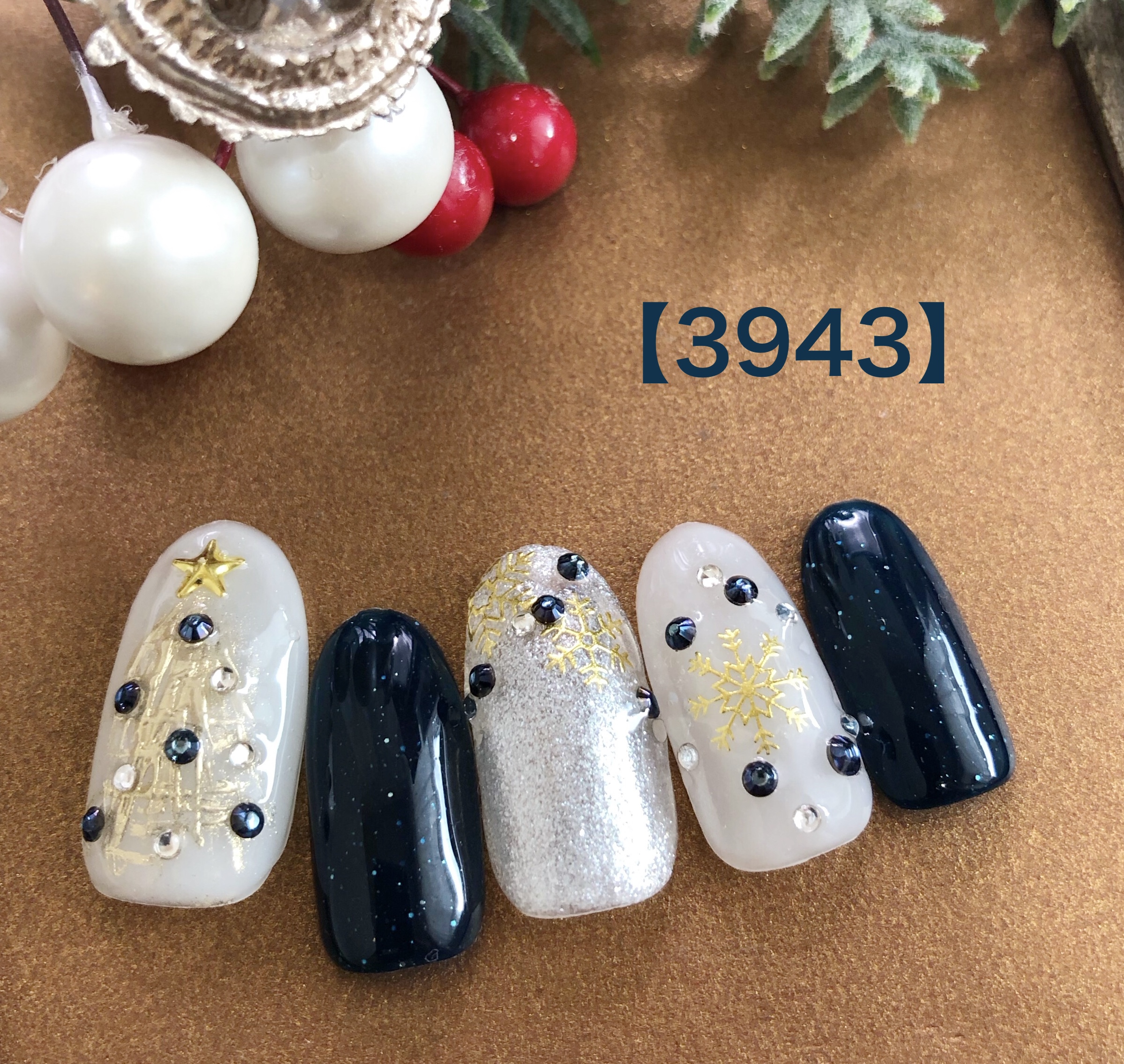 クリスマスネイル