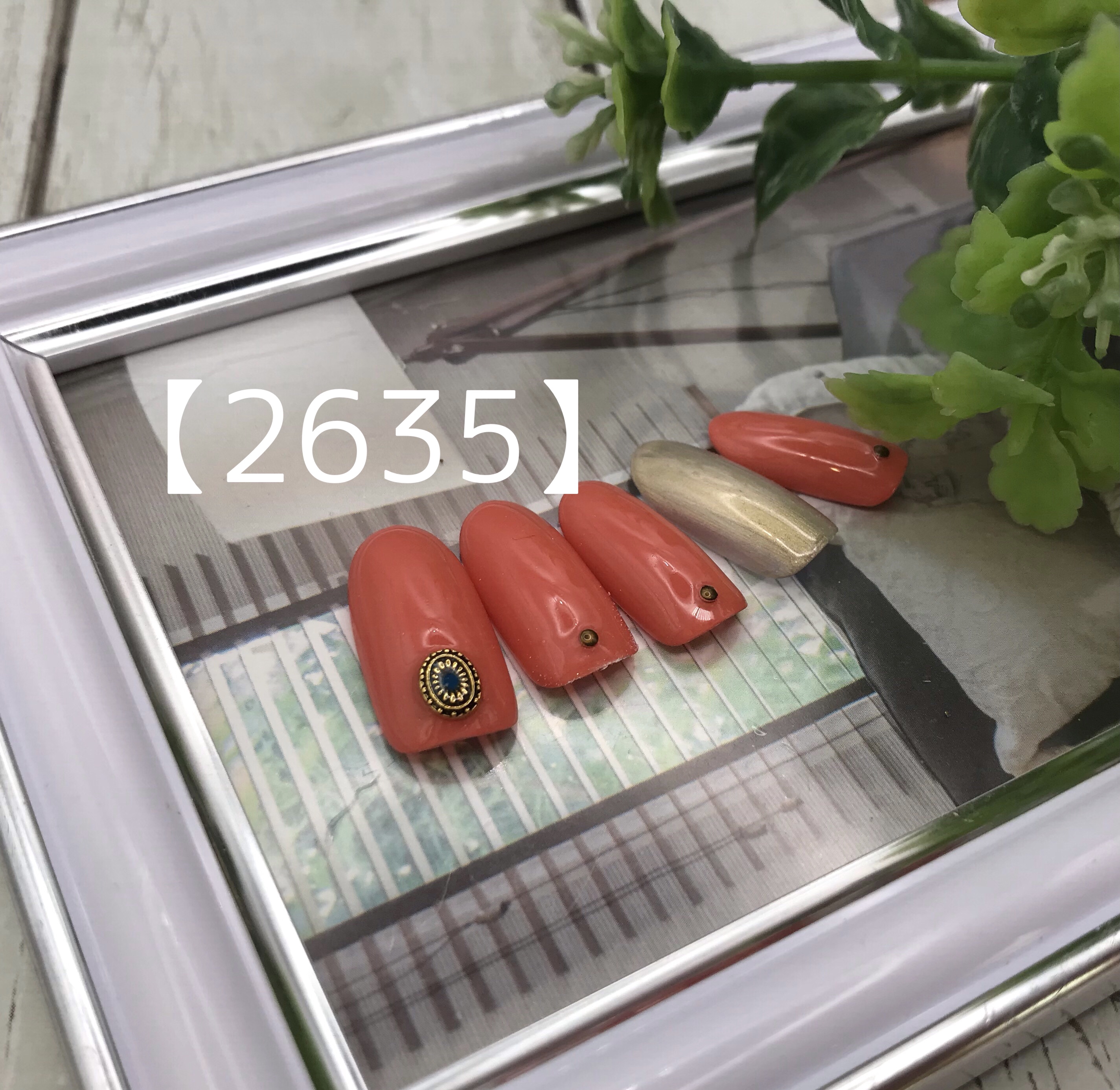 秋色ネイル