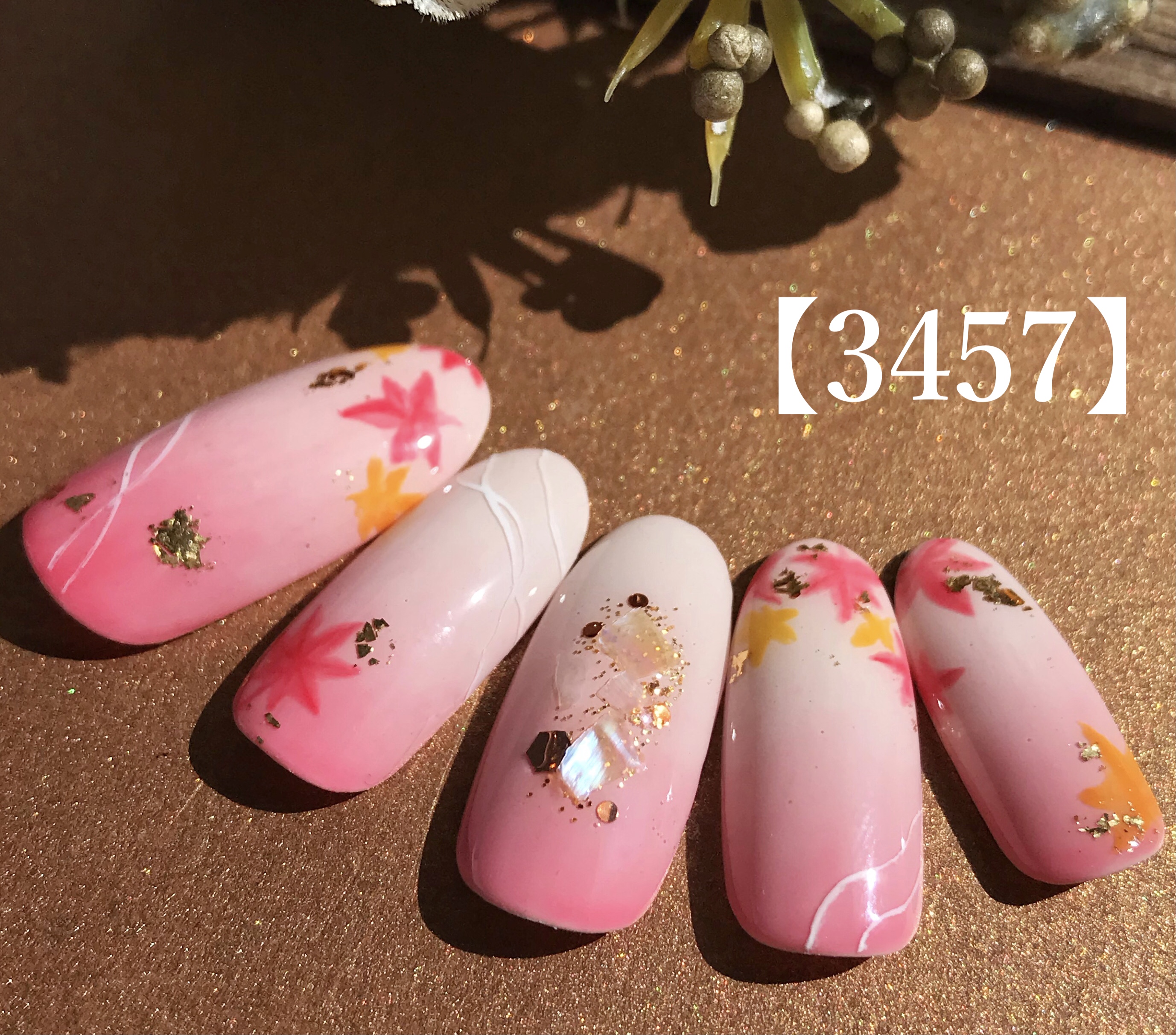 紅葉ネイル