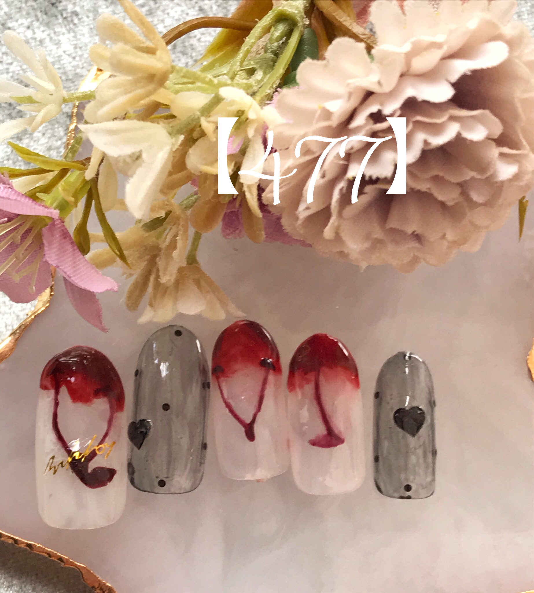 🍒さくらんぼネイル(๑╹ω╹๑ )