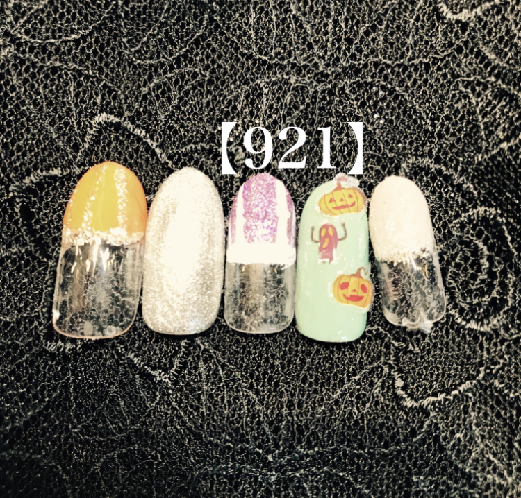 ハロウィンハッピーネイル✨