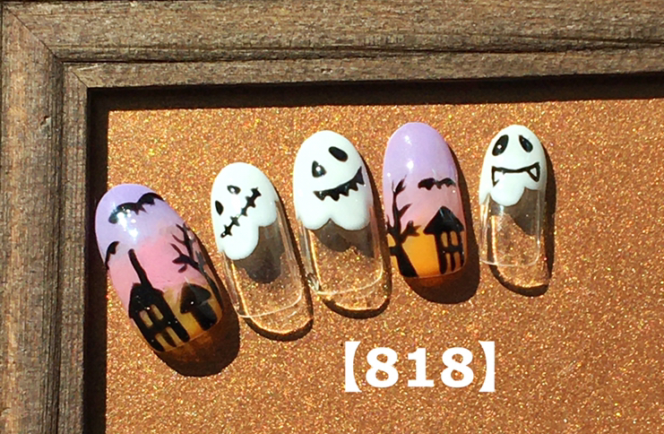 ハロウィンネイル