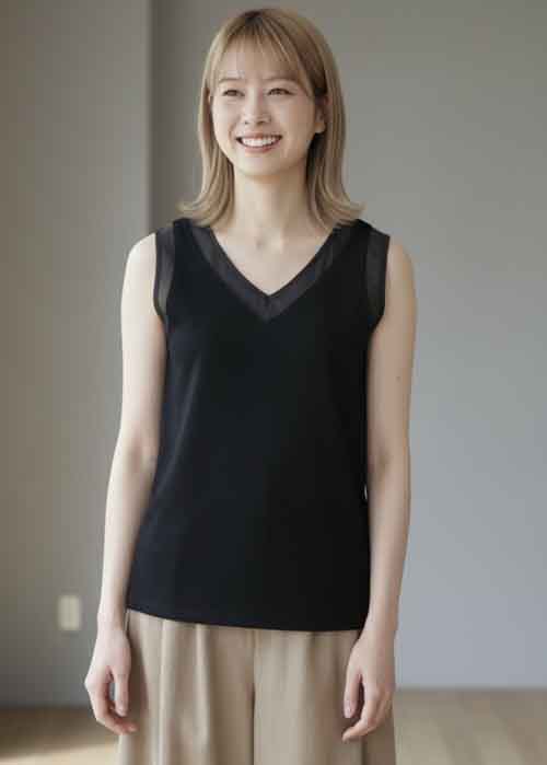 インナーで活躍のデザインタンクトップたち