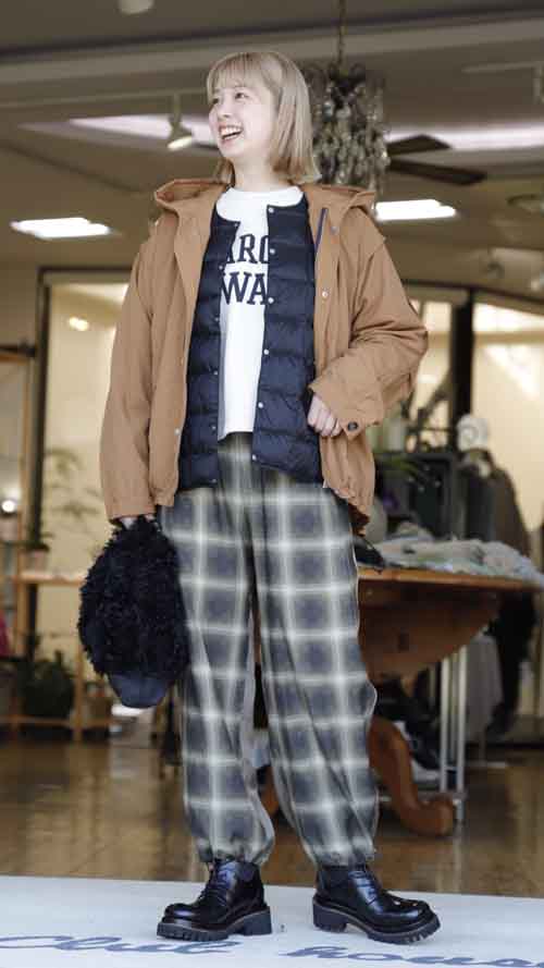 3シーズン活躍のインナーダウン付きナイロンパーカ　２カラー