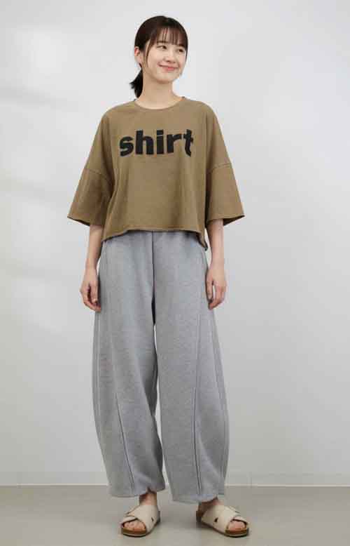 ワイド&ショート丈のロゴTee入荷です