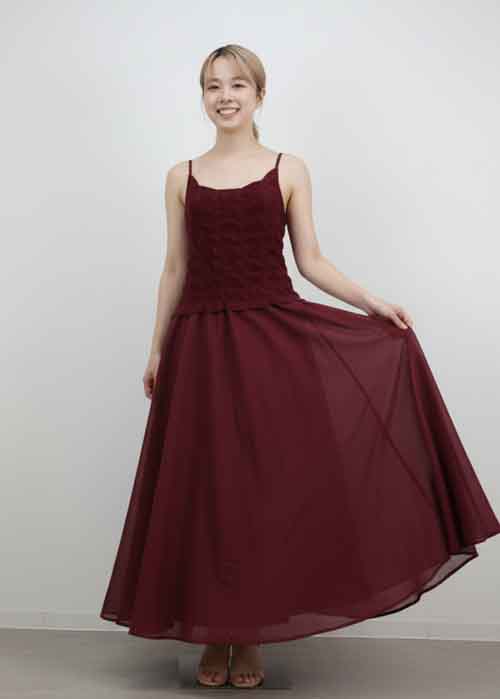 #dixie　ドッキングデザインのドレス