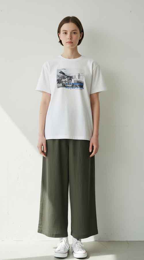 あったかアウターを脱いだら夏Tee