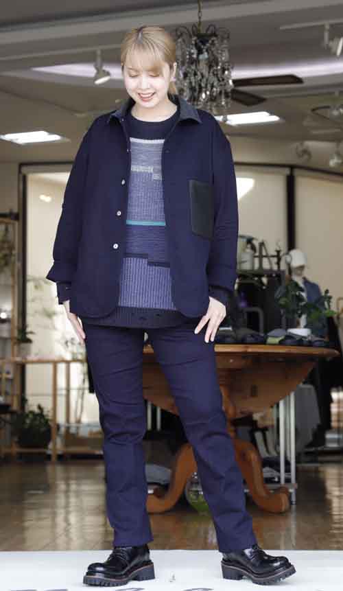 #好服美人　20250930　起毛裏地のユーズド加工デニムジャケット　人気の#WYTEから