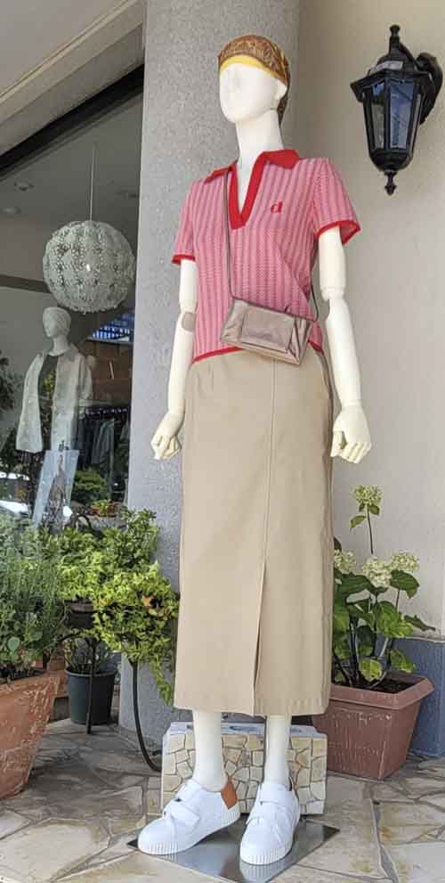 #好服美人　20250726　トレンドの「レッド」を先取り　ゴルフ気分で