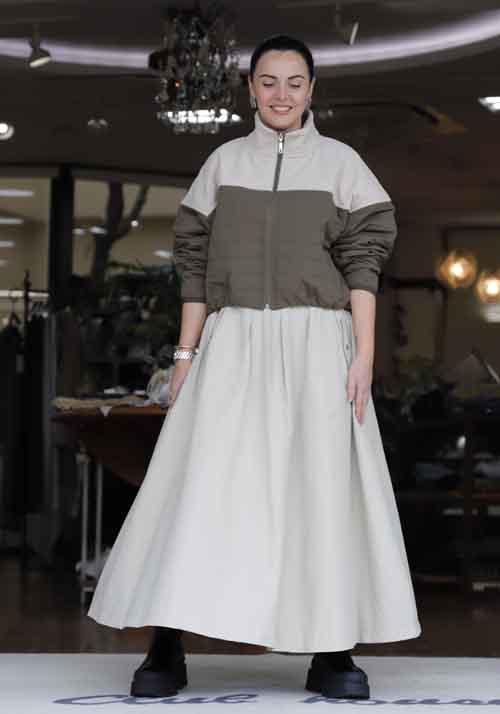 #WYTE フリースとダウンコンビのブルゾンとフリースとキルティングコンビのパンツ