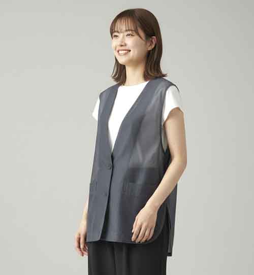 再入荷です！　メッシュコンビのシアーベストです