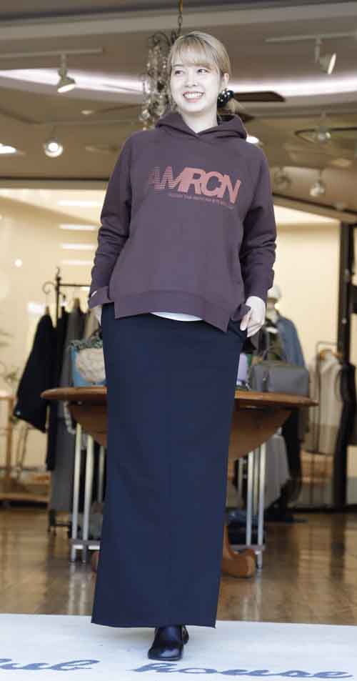 起毛裏地の柔らかパーカ(#MICA & DEAL) #好服美人 by NE-O Club