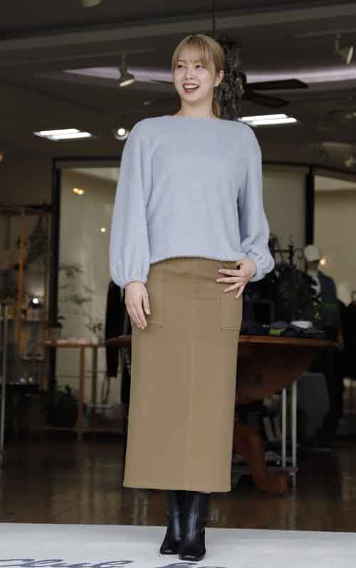 ふぉあふぉあのシャギープルオーバーのぬくもり