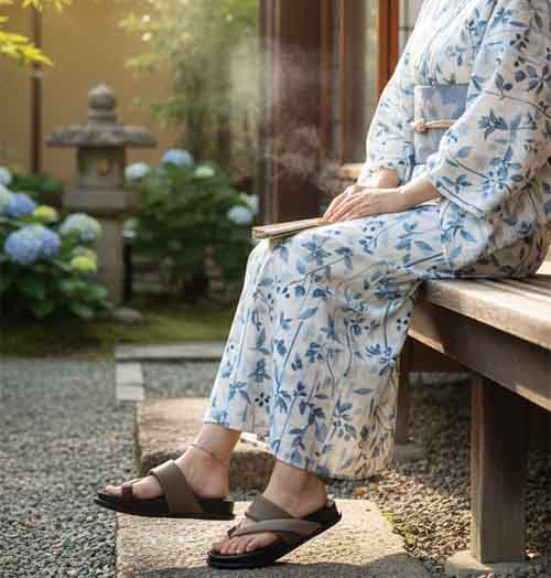 浴衣の夏！和テイストのサンダル入荷です！