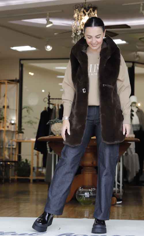 #MARECHAL TERRE　エコファーコンビのダウンベスト