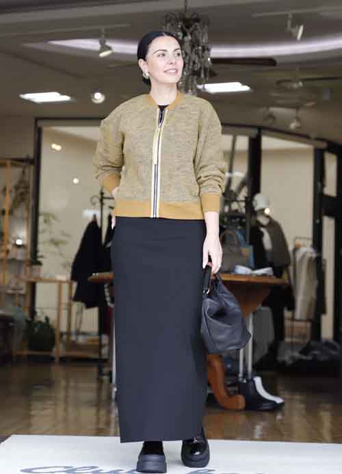 薄いかぁるい起毛ブルゾン 3カラー #mite fabrica