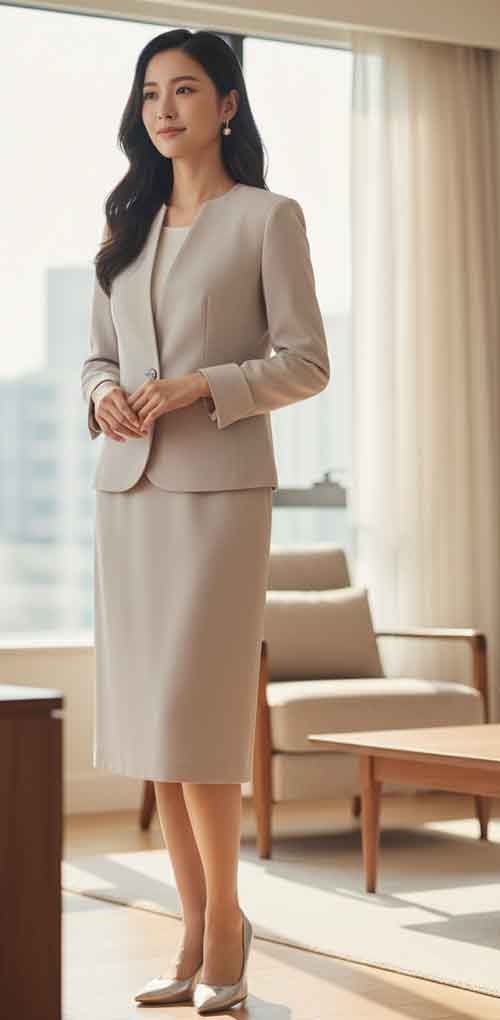 #KOKIA　タイトスカートとジャケットのセットアップスーツ