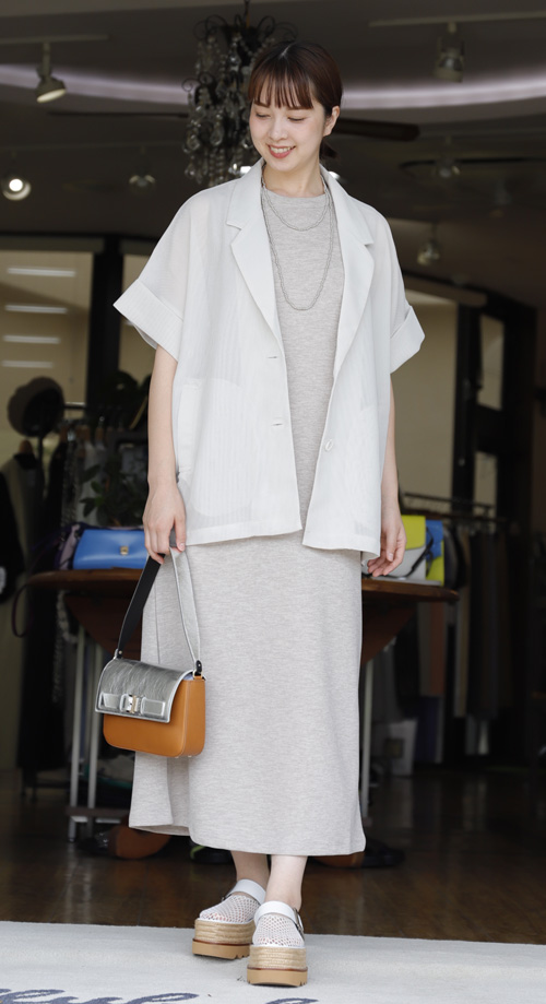 #好服美人20250713　メッシュの半袖ジャケット　３カラー