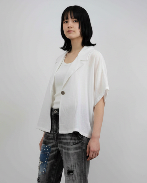 #VICBEE　リネン混紡のバルーンシルエットジャケット入荷　30%OFF