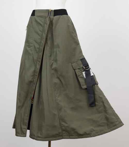 #RISLEY　リバーシブルの台形スカート