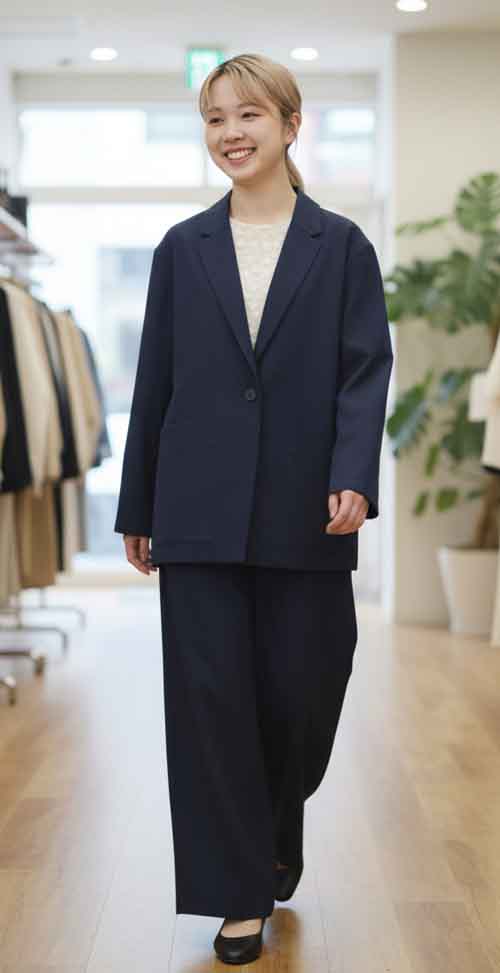 吸水速乾のセットアップスーツ #denicher