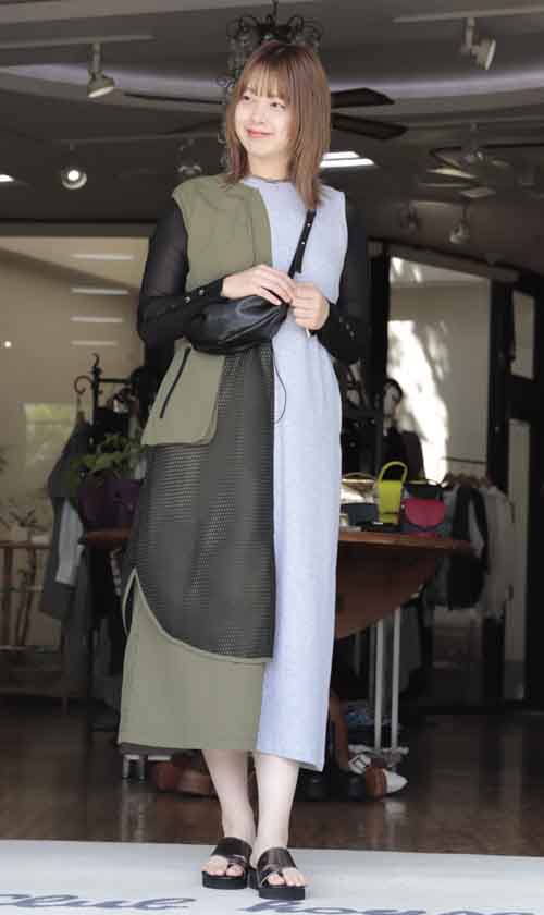 #RISLEY　ミリタリーデザインのスエットワンピースです