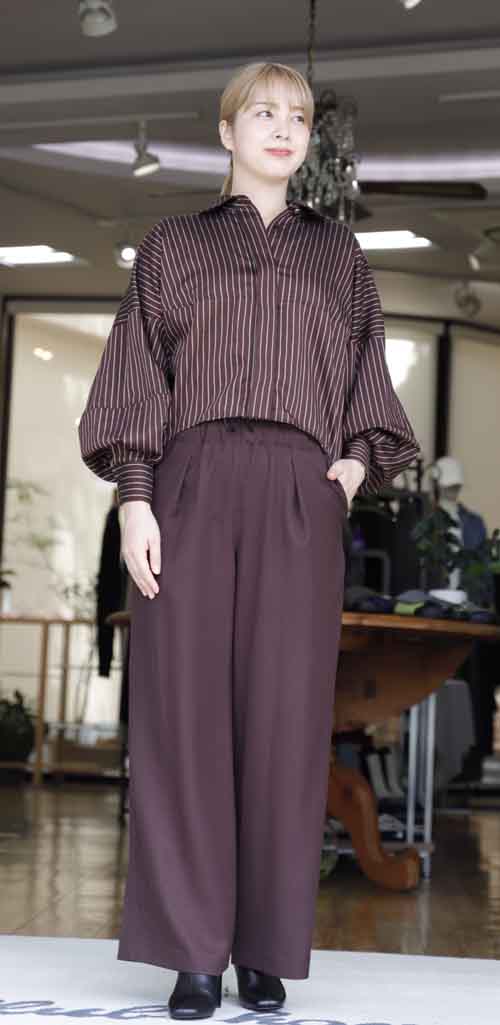 #好服美人　20250926　ストライプシャツで暑秋を乗り越える