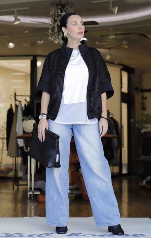 #好服美人　20250921　ボクシーシルエットのメッシュブルゾン